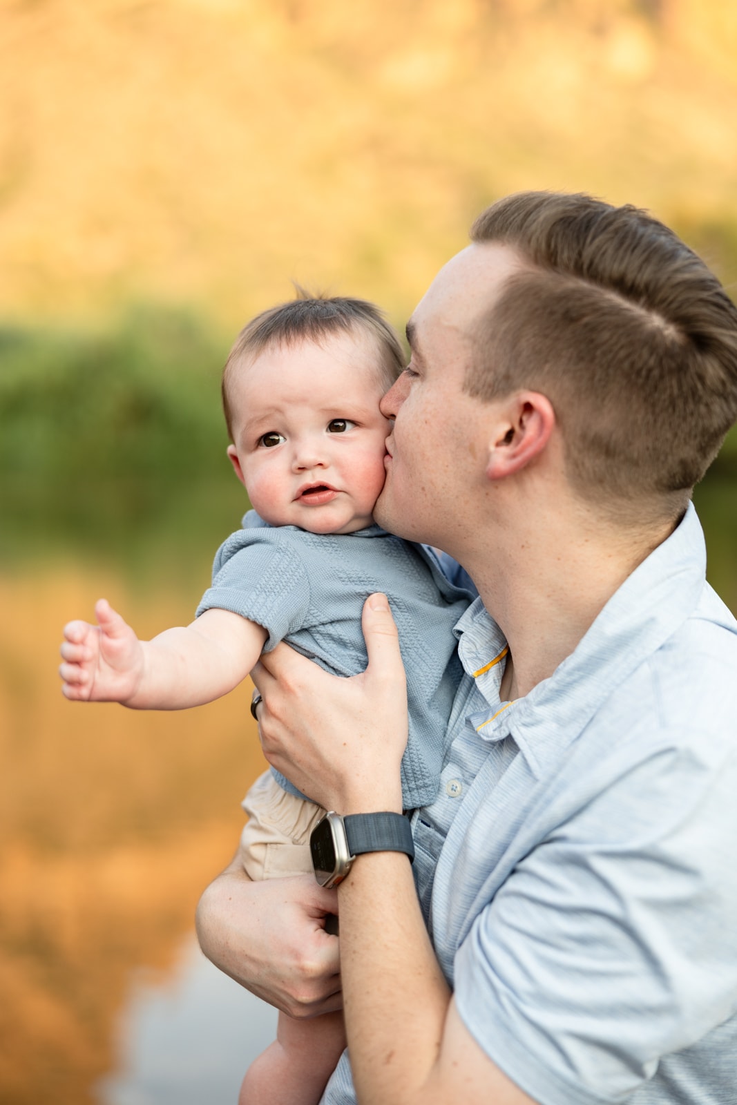 Newborn photography warm tones